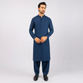 Chathams Blue Premium Wash n Wear Unstitched Fabric – 4 Meter Comfortable Suit