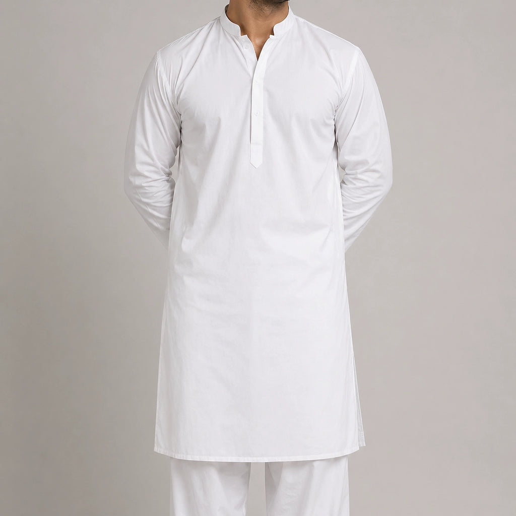 Premium White Cotton Fabric – 4.5 Meter | 100% Pure Cotton