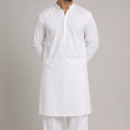 Premium White Cotton Fabric – 4.5 Meter | 100% Pure Cotton